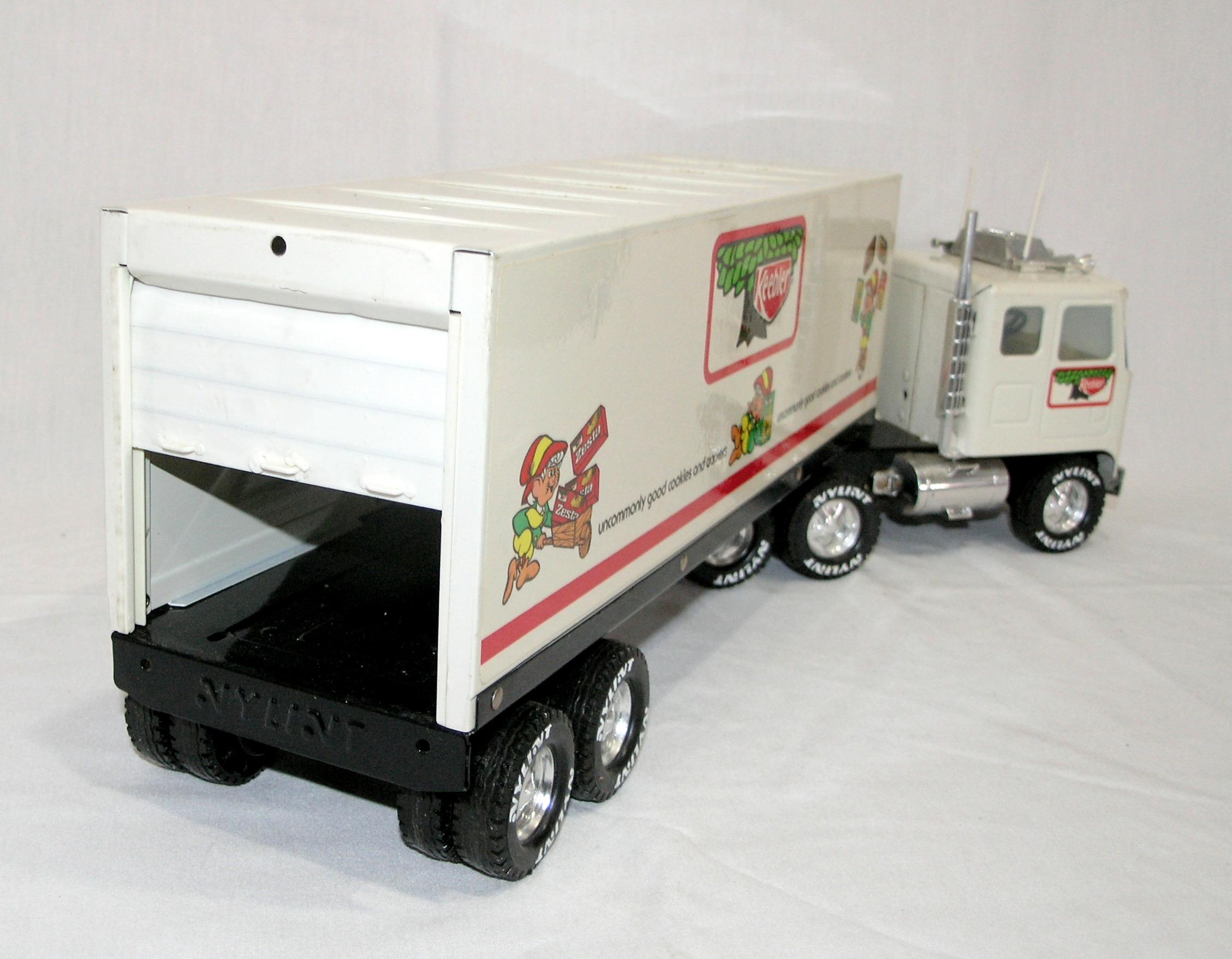 1980s Nylint Toy Semi Tractor & Trailer. Keebler. Very Good Played With Con