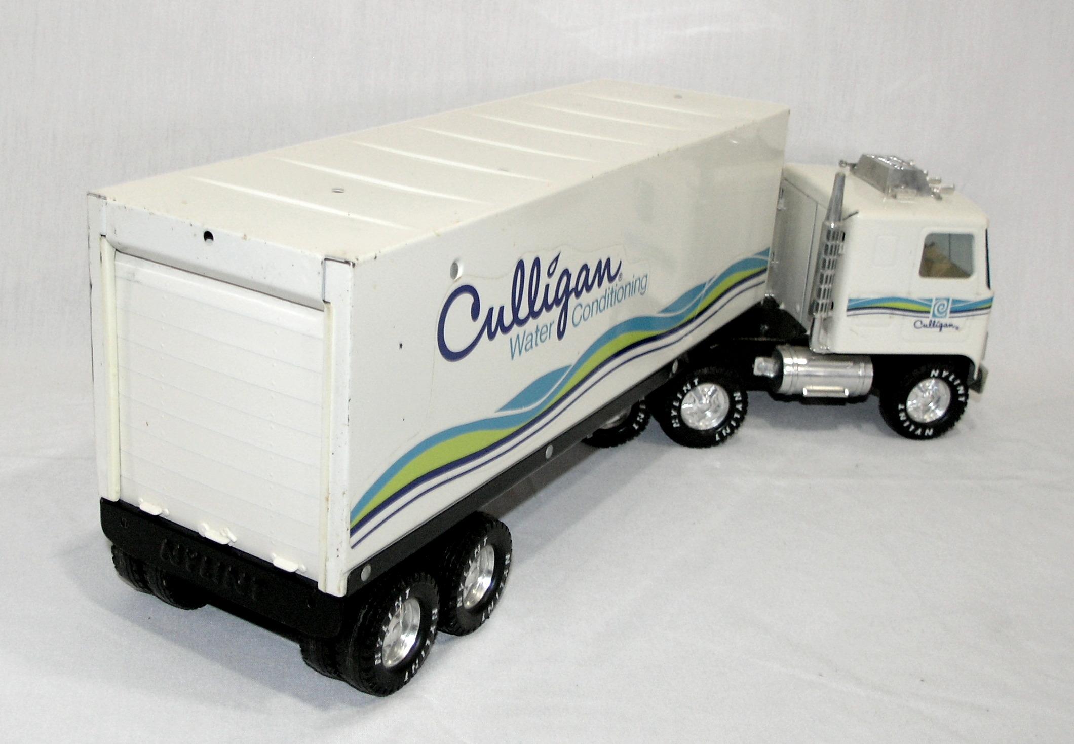 1980s Nylint Toy Semi Tractor & Trailer. Culligan Water Conditioning. Very