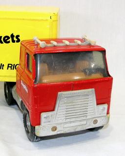 1980s Ertl Toy Semi Tractor & Trailer. ShopRite Supermarkets. Very Good Pla