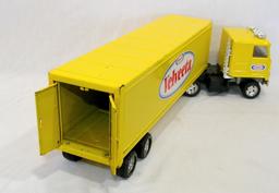 1980s Ertl Toy Semi Tractor & Trailer. Kraft Velveeta. Good Played With Con