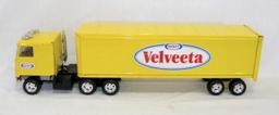 1980s Ertl Toy Semi Tractor & Trailer. Kraft Velveeta. Good Played With Con