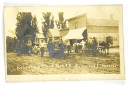 02.  RPPC:  c1910 Building Good Roads Freesoil Mich.  CONDITION:  Choice EF