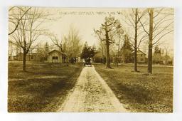 38.  RPPC:  c1920 Schuchardt Cottages North Lake, Wis.  Expansive set up No