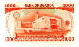 578.  Uganda (1983) 1000 Shillings; KP Catalog 23a; CONDITION:  Choice CU;