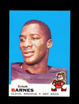 1969 Topps Football Card #4 Erich Barnes Cleveland Browns. NM+ Condition.