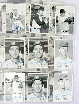 (63) 1969 Deckle Edge Baseball Cards. Some Low Grade, Some Creases, Some Du