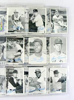 (63) 1969 Deckle Edge Baseball Cards. Some Low Grade, Some Creases, Some Du