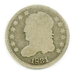 33.  1831   Capped Bust 5 Cent