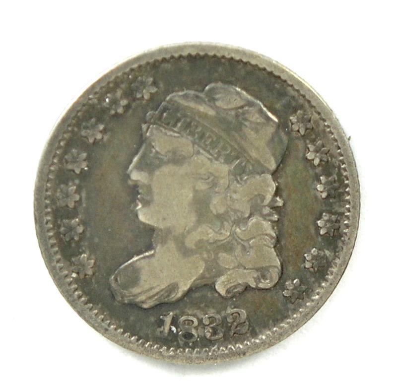 34.  1832   Capped Bust 5 Cent