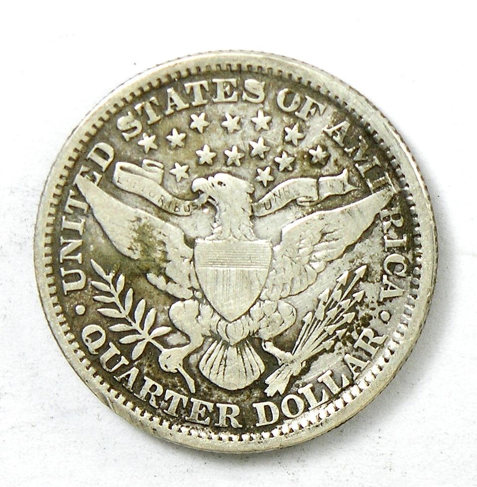 62.  1892   Barber Quarter Dollar