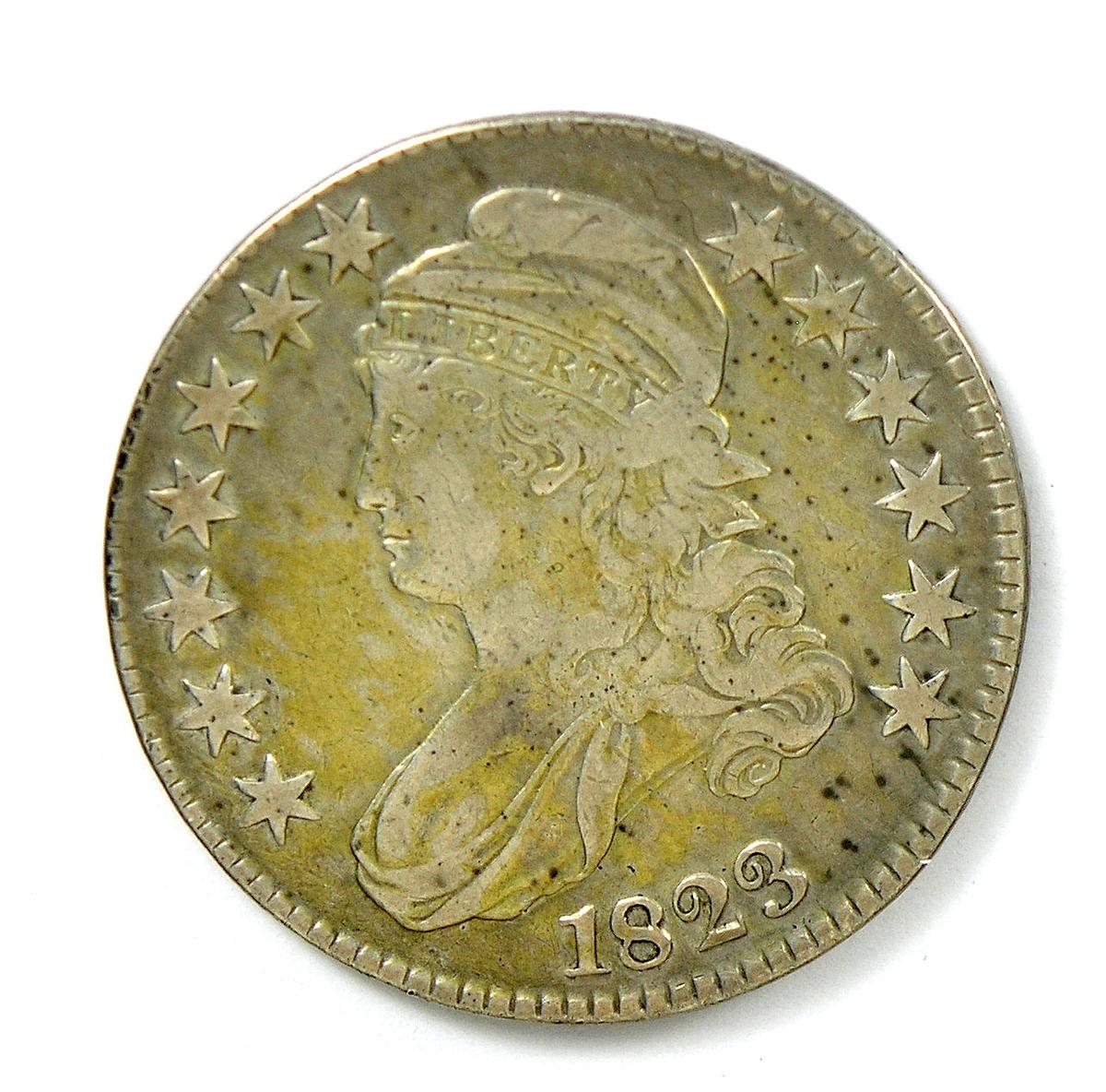 80.  1823   Capped Bust 50 Cent