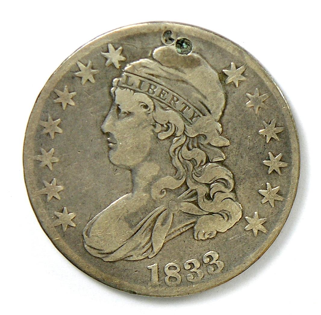 86.  1833   Capped Bust 50 Cent