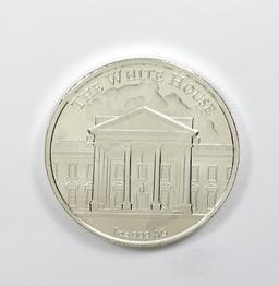 209.    1 Oz.  Silver Rd. “Donald Trump/White House”