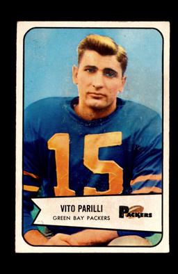 1954 Bowman Football Card Vito"Babe" Parilli Green Bay Packers