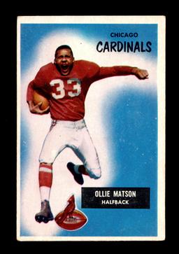 1955 Bowman Football Card #25 Hall of Famer Ollie Matson Chicago Cardinals