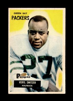 1955 Bowman Football Card #35 Veryl Switzer Green Bay Packers