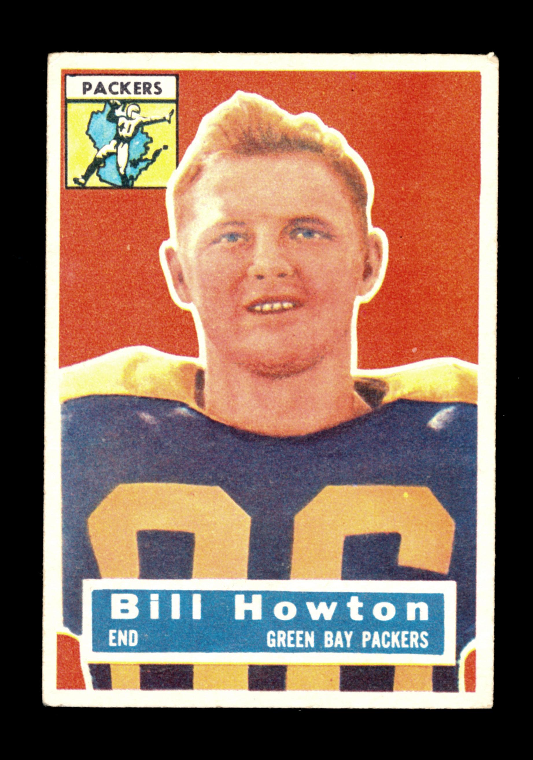 1956 Topps Football Card #19 Bill Howton Green Bay Packers