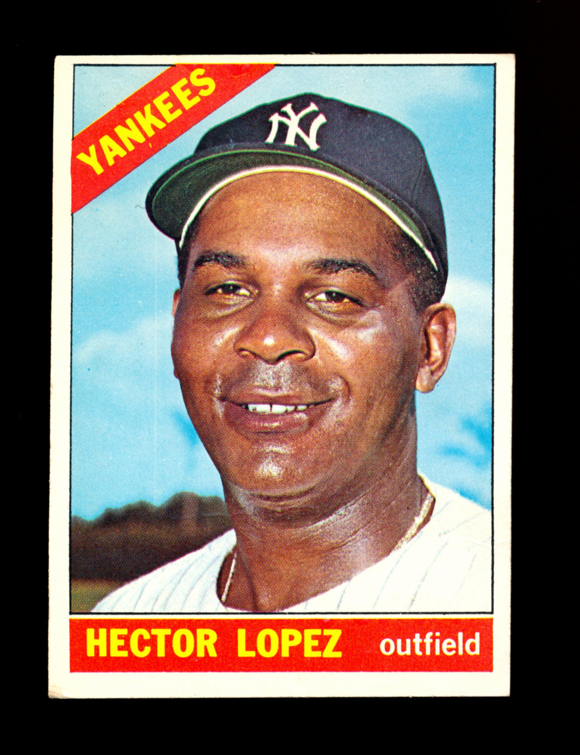 1966 Topps Baseball Card #177 Hector Lopez New York Yankees