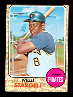 1968 Topps Baseball Card #86 Hall of Famer Willie Stargell Pittsburgh Pirat