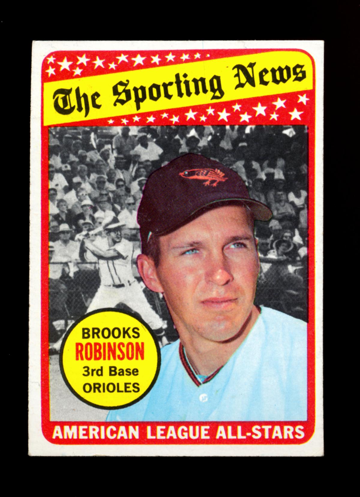 1969 Topps Baseball Card #421 All-Star Hall of Famer Brooks Robinson Baltim
