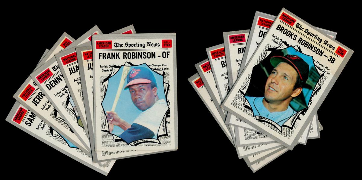 (12) 1970 Topps Baseball Cards (All Stars)