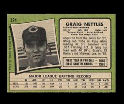 1971 Topps Baseball Card #324 Graig Nettles Cleveland Indians