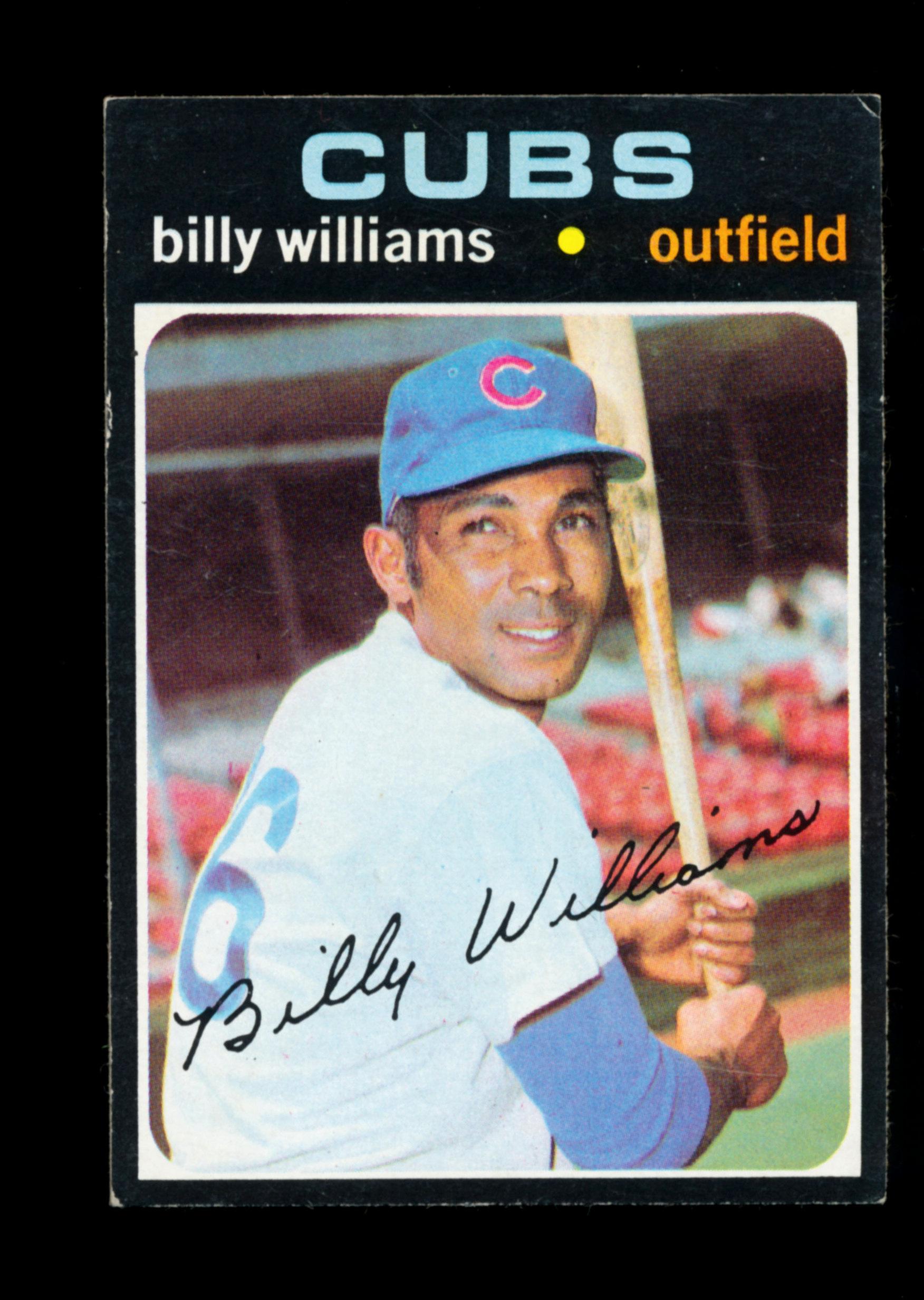 1971 Topps Baseball Card #350 Hall of Famer Billy Williams Chicago Cubs