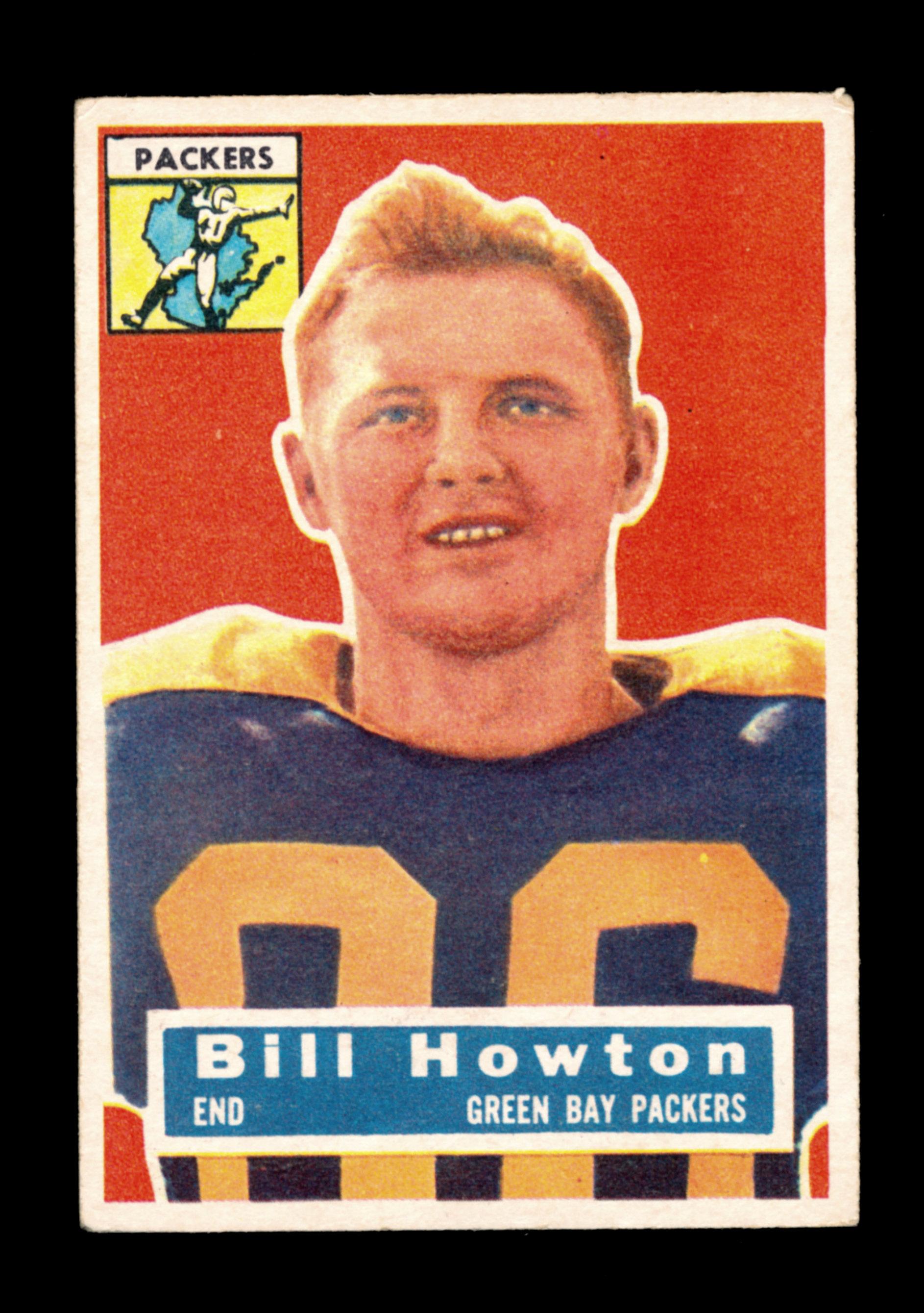 1956 Topps Football Card #19 Bill Howton Green Bay Packers