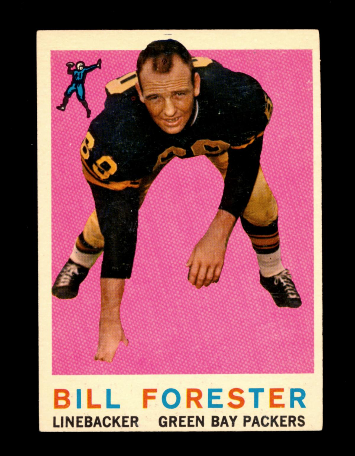 1959 Topps Football Card #39 Bill Forester Green Bay Packers