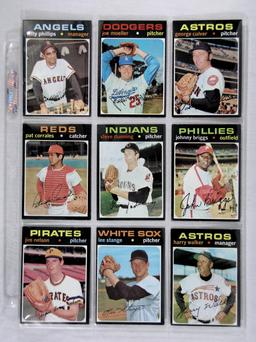 (189) 1971 Topps Baseball Cards Mosley EX and Higher Conditions. Nice Group