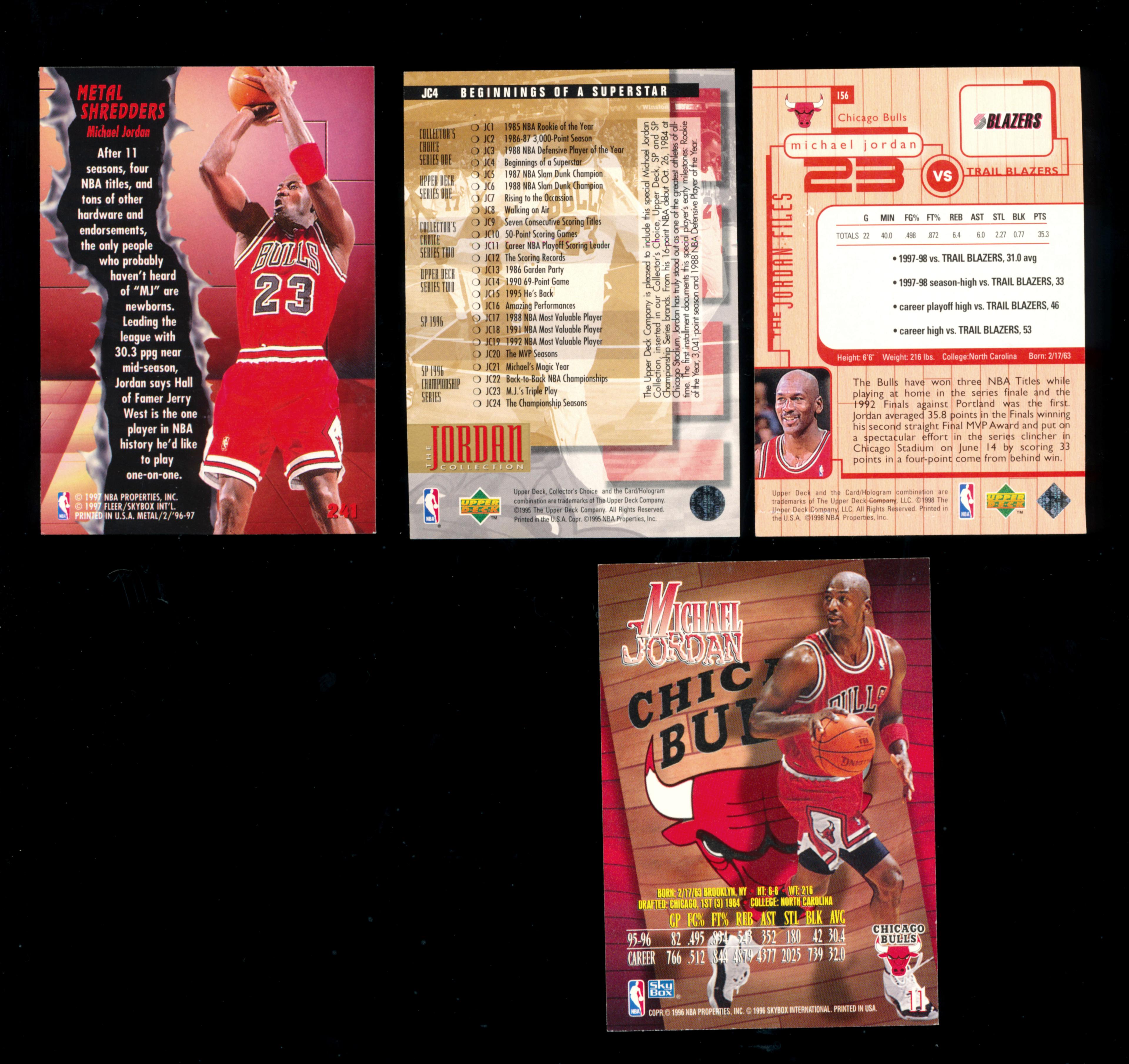 (20) Michael Jordan Basketball Card Group