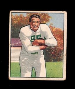 1950 Bowman Football Card #112 Billy Stone Baltimore Colts.