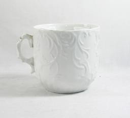 Vintage Mustache Mug with Picture on Side.