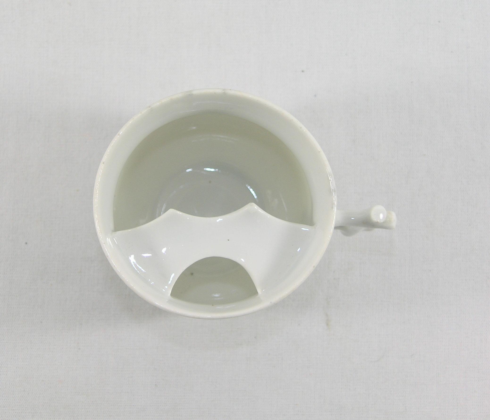 Vintage Flowered "Forget Me Not" Mustache Mug.