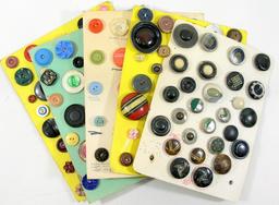 Group of Misc. Mixed Vintage & Newer Buttons. Some Plastic, Some Metal & Ot