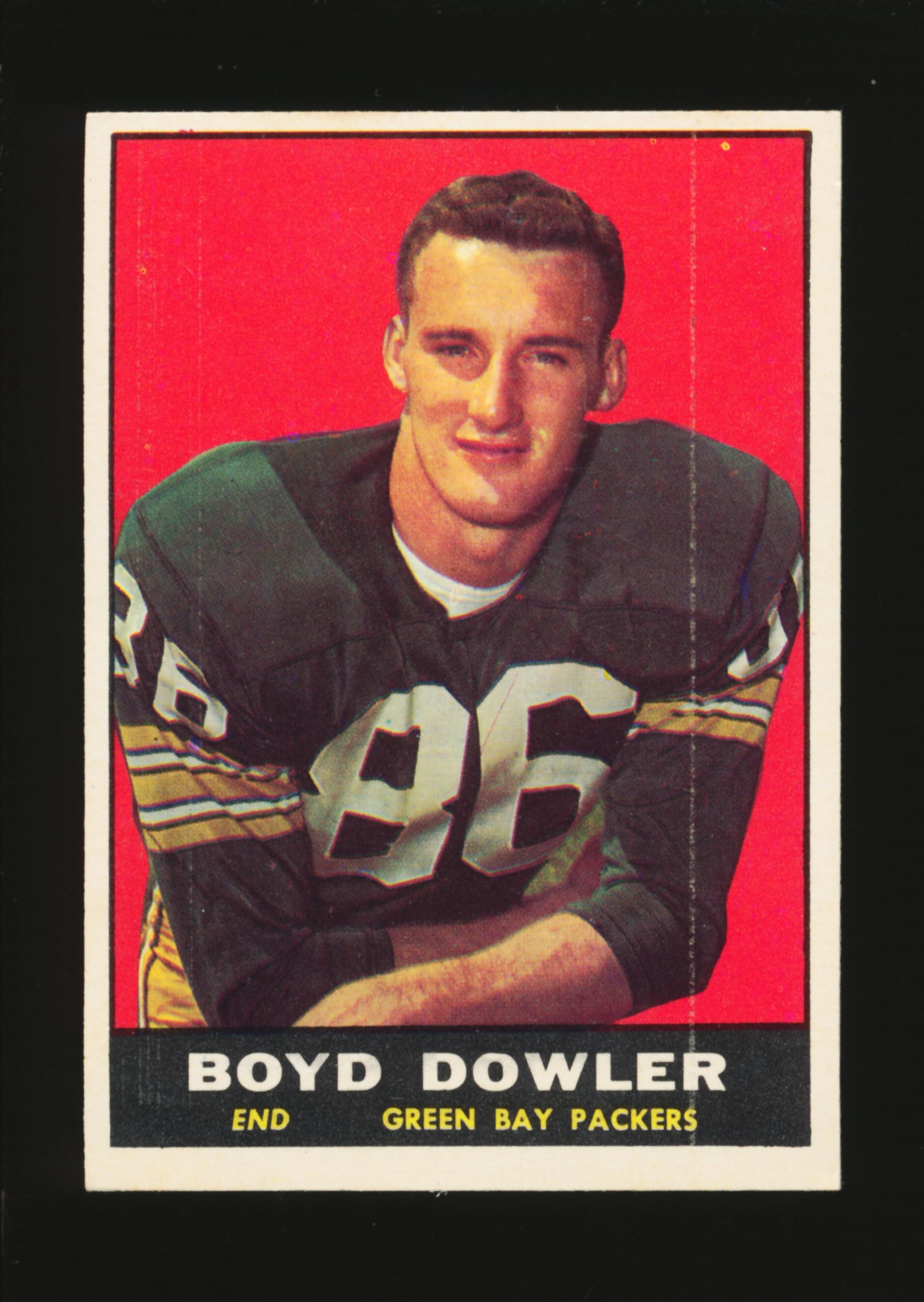 1961 Topps ROOKIE Football Card #43 Rookie Boyd Dowler Green Bay Packers