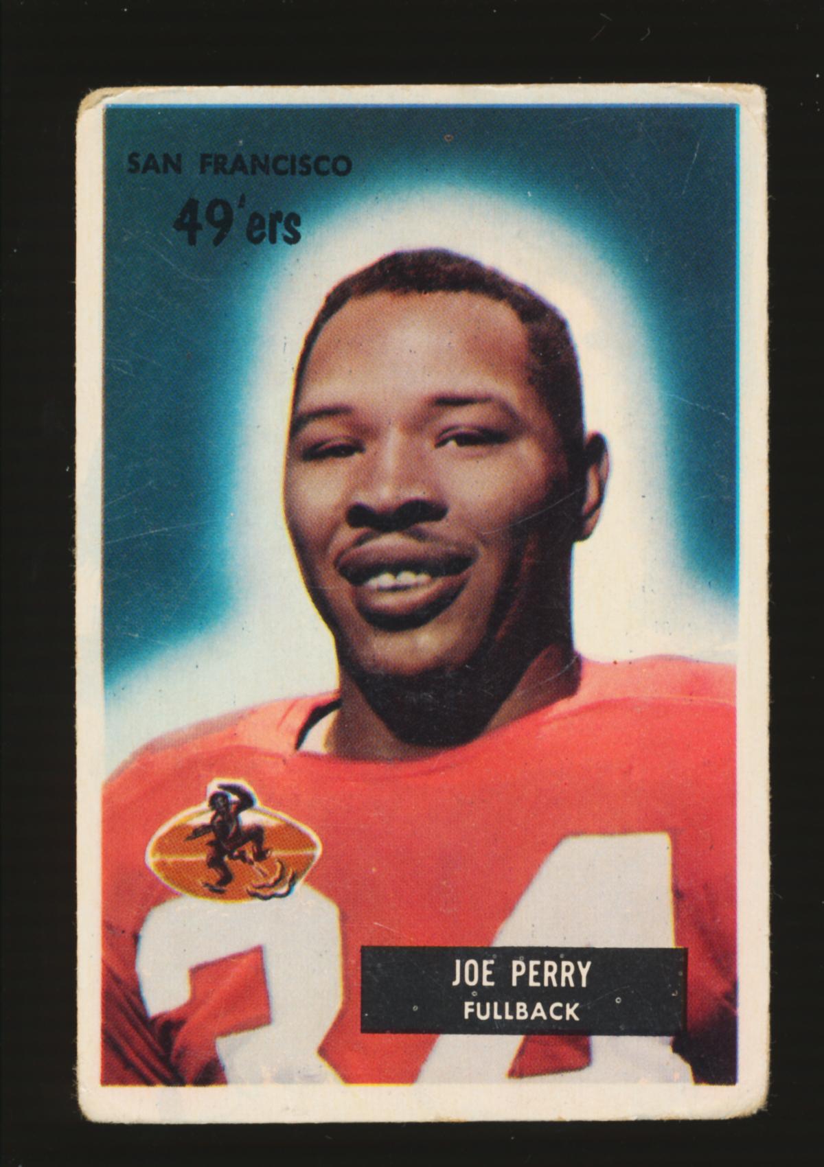 1955 Bowman Football Card #44 Hall of Famer Joe Perry San Francisco 49ers