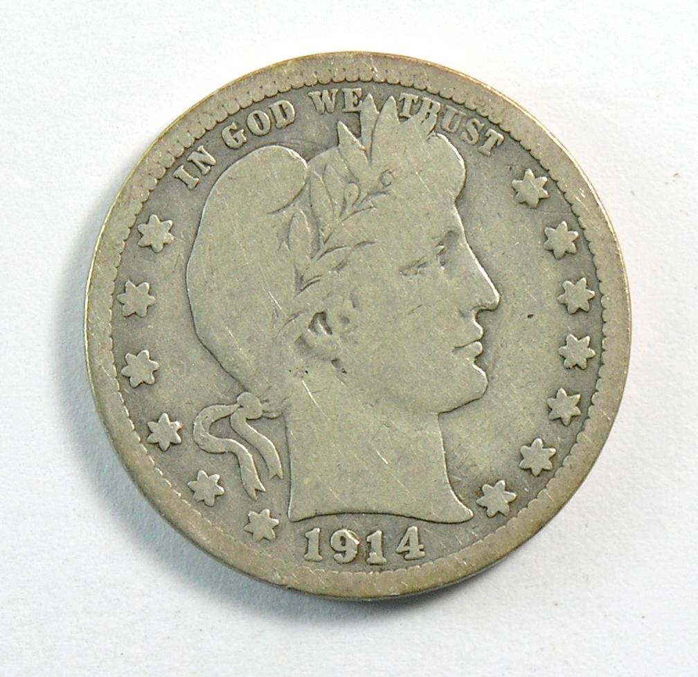 1914 Barber Quarter