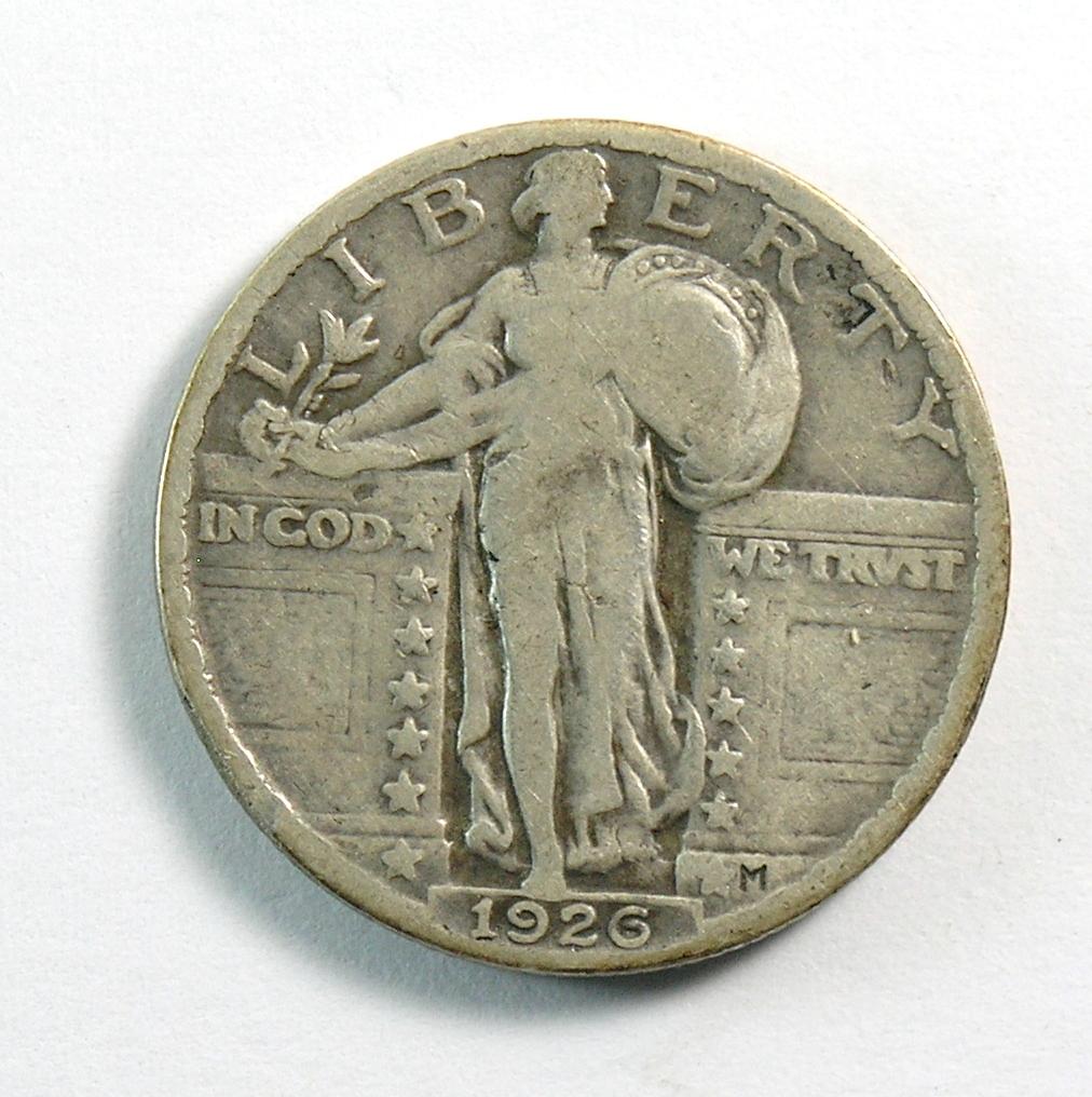 1926 Standing Libertry Quarter