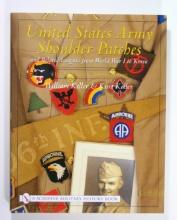 2002 Keller U.S. Army Shoulder Patches HC Book.  Hardcover Schiffer book wi