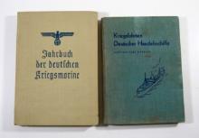 (2) WWII German Navy / Kriesgsmarine HC Books.  Hardcover books published i