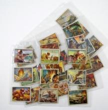 (30) 1950's Topps "Freedom's War" Non-Sport Cards.  Condition as pictured,