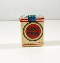 Old Lucky Strike Cigarette Non-Filter Pack.  Great for military display or