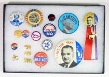 Lot of Vintage Political and Campaign Pins/Buttons.