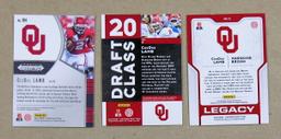 (3) 2020 ROOKIE Football Cards Dee Dee Lamb Oklahoma Sooners
