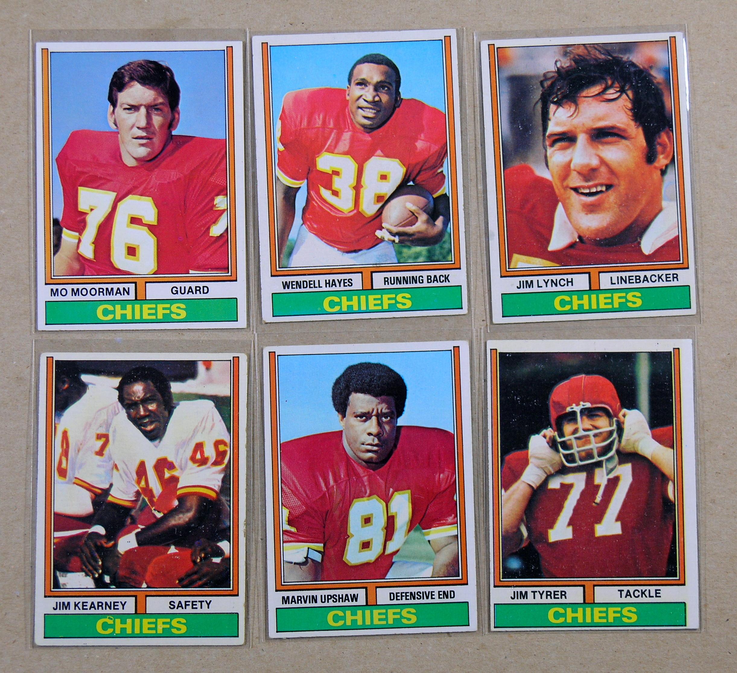(34) Kanas City Chiefs Football Cards