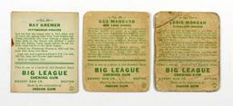 (9) 1930s Baseball Cards