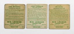 (9) 1930s Baseball Cards