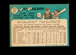 1965 Topps Baseball Card #265 Jim Pagliaoni Pittsburgh Pirates