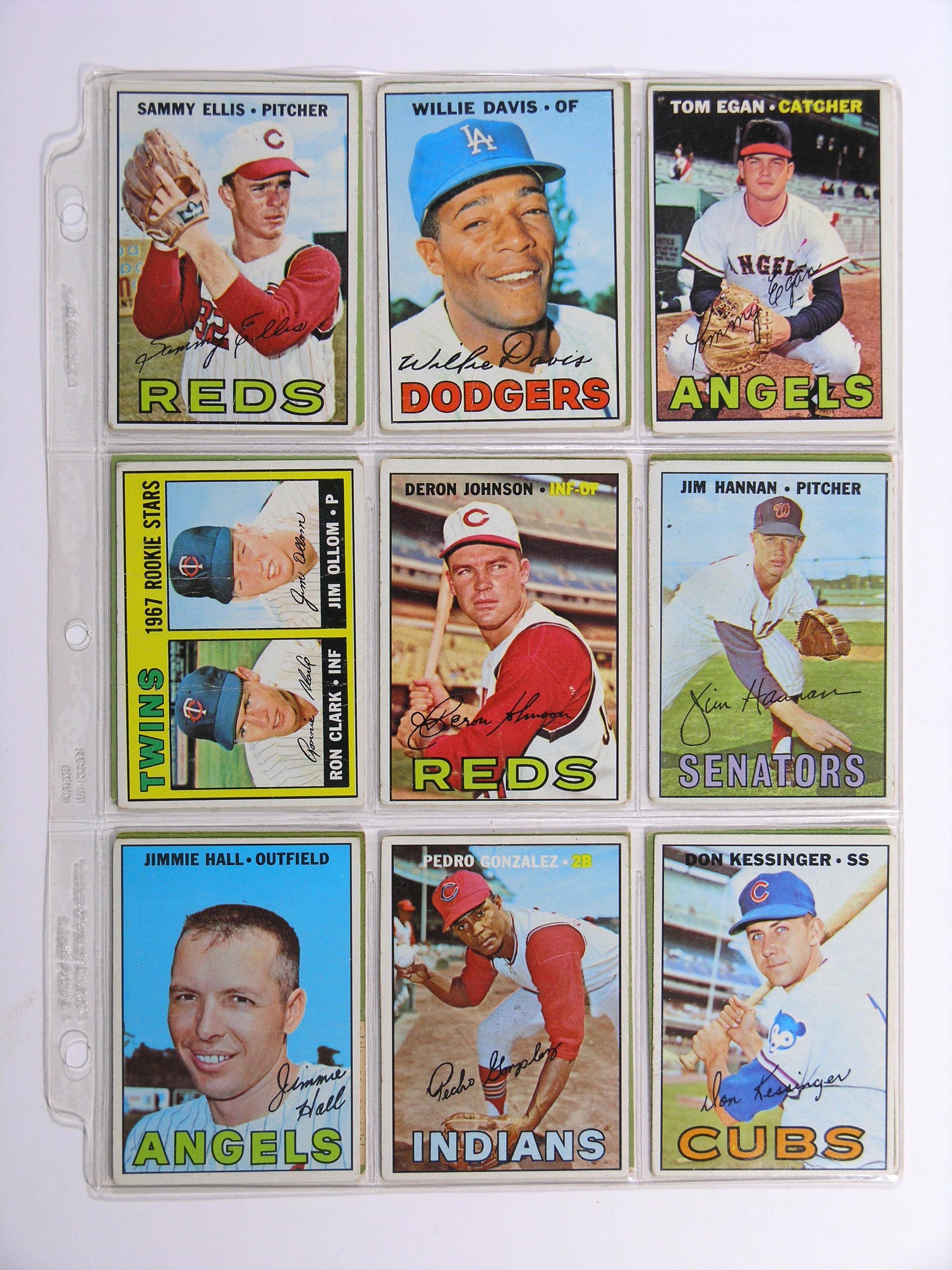 (36) 1967 Topps Baseball Cards. Low Grades